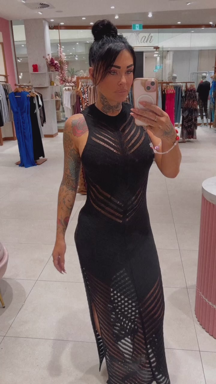 Knit Maxi Sleeveless Dress