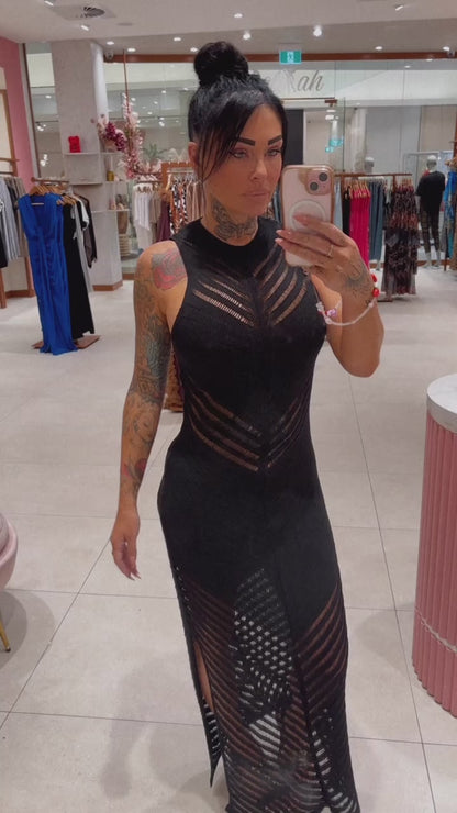 Knit Maxi Sleeveless Dress